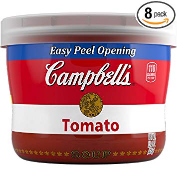 Campbell's Tomato Soup Microwavable Bowl, 15.4 oz. (Pack of 8)