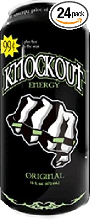 Knockout Original Energy Drink, 16-Ounce (Pack of 24)