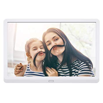 Atatat 10 inch Digital Picture Frame with 1920x1080 IPS Screen Digital Photo Frame Adjustable Brightness, Photo Deletion,1080P Video, Music,Slideshow,Remote,Auto Rotate, Support 128GB SD Card and USB
