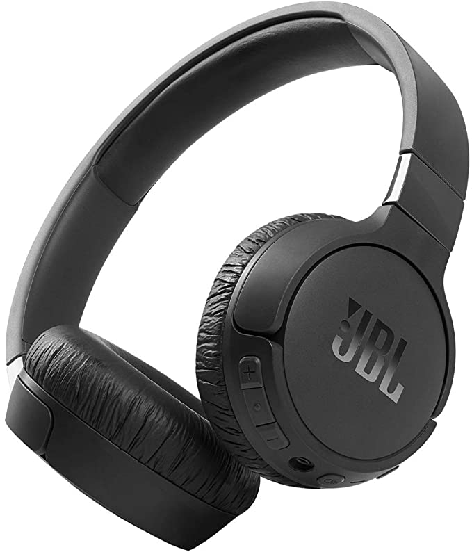 JBL Tune 660NC Wireless, On-Ear, Active Noise-Cancelling Bluetooth Headphones - Black