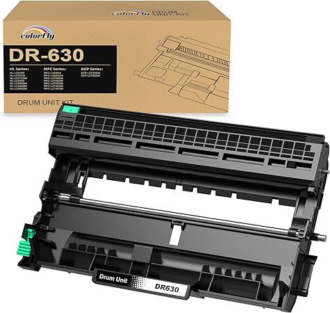 DR630 Drum Unit Replacement for Brother DR-630 DR660 DR 630 HL-L2300D HL-L2365DW HL-L2340DW HL-L2320D HL-L2360DW HL2380DW HL-L2360DN MFC-L2700DW MFC-L2720DW MFC-L2740DW Printer (1-Pack)