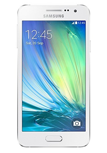 Samsung Galaxy A3 A300H Unlocked Cell Phone - Retail Packaging - White, INTERNATIONAL VERSION NO WARRANTY