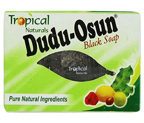 Dudu Osun Tropical Pure Soap Restores Damaged Skin, Natural Black 150 g