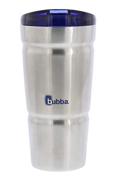 Bubba Envy Dual-Wall Vacuum Insulated Stainless Steel Tumbler, 18 Ounces - Keep All Your Favorite Cold Drinks at Your Side - Ideal For Travel - BPA-Free - Odor and Stain Resistant - Bold Blue