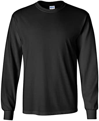 Gildan Mens Ultra Cotton 100% Cotton Long Sleeve T-Shirt