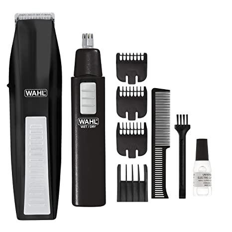 WAHL Beard Trimmer With Additional Personal Trimmer, 5537-1801, Black