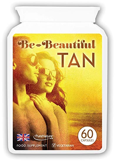 Bronze Tanning Pills, Beta Carotene Tanning Capsules With Natural Mixed Carotenoids & Astaxanthin | Use With or Without Sun for a Healthy, Safe Tan | Suitable for Vegetarians (60)