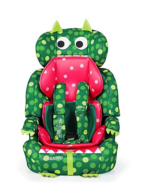 Cosatto Zoomi Group 123 Car Seat, 9-36 kg, Dino Mighty