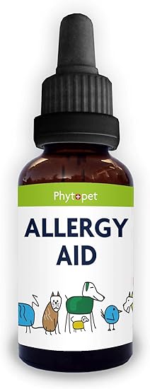 Phytopet Herbal Allergy Aid | 50ml | Natural Anti-Inflammatory & Anti-Histamine | Relieves Itchy Skin, Sneezes, Allergies | For Pets |