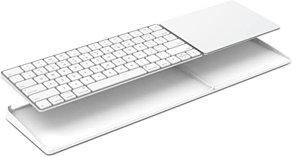 Bestand Laptop Stand for Magic Trackpad 2(MJ2R2LL/A) and Apple latest Magic Keyboard(MLA22LL/A),Apple Keyboard and Trackpad NOT Included -white