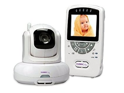 LOREX Baby Sweet Peep 2.4" Video Baby Monitor with Pan and Tilt Camera BB2425