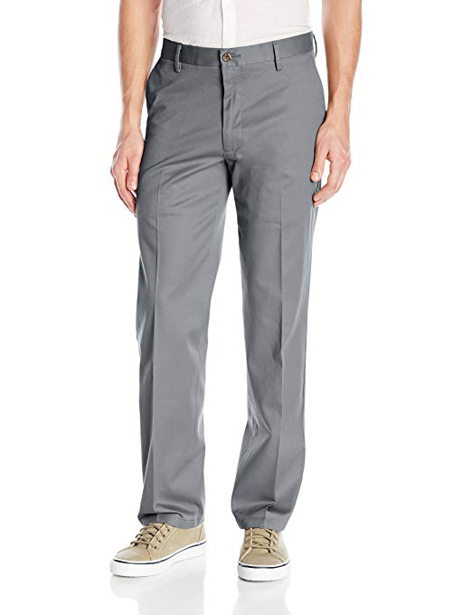 Dockers Men's No Wrinkle Stretch Khaki Straigh-Fit Flat-Front Pant