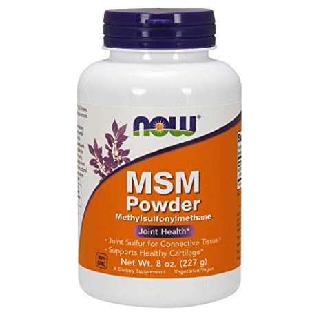 NOW Foods MSM Pure Powder, 8 ounce