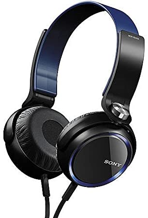 Sony Over The Head Extra Bass Headset Headphones with In-Line iOS Remote and Microphone