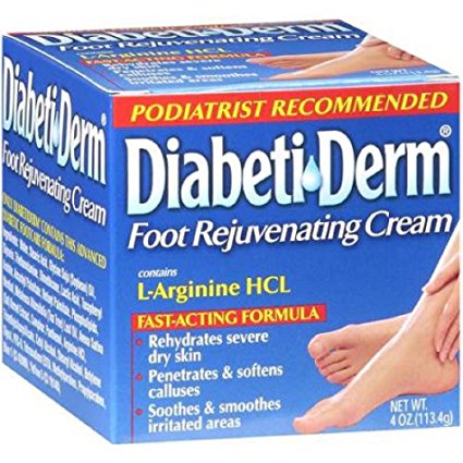 DiabetiDerm Foot Rejuvenating Cream 4 Ounces