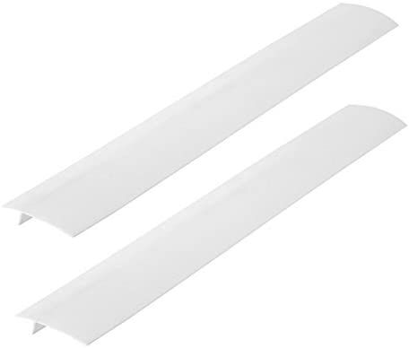Set of 2 Stove Counter Gap Cover - FDA Approved Food Grade - High Resistant Heat 445F (White)