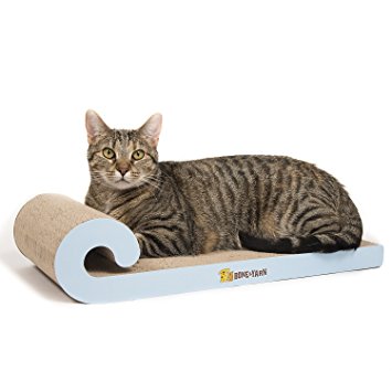 Durable and Reversible Cat Scratcher by Bone and Yarn