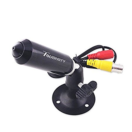 Toughsty™ 600TVL Color Mini Bullet Camera with 1/3” Sony CCD CCTV Security Camera with 3.7mm Pinhole Lens