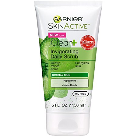 Garnier SkinActive Clean  Invigorating Face Scrub, Normal Skin, 5 fl. oz.