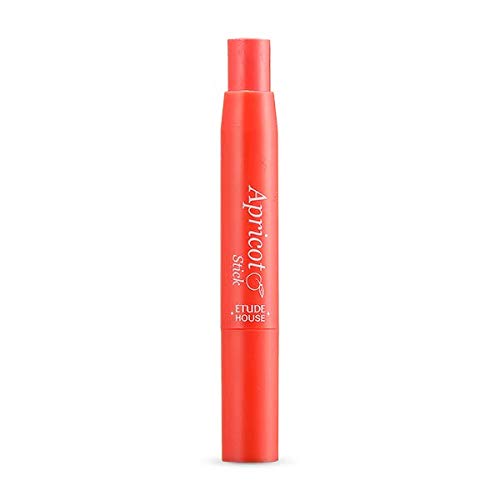 ETUDE HOUSE Apricot Stick Gloss (#4 Fresh Apricot) | Crayon-type Lip Gloss that Glides on your Lips and Contains Ceramide to Create a Moisturizing Barrier and Leaves a Sweet Fruit Scent