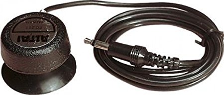 Black Telephone Pickup Coil with Sensitive Microphone