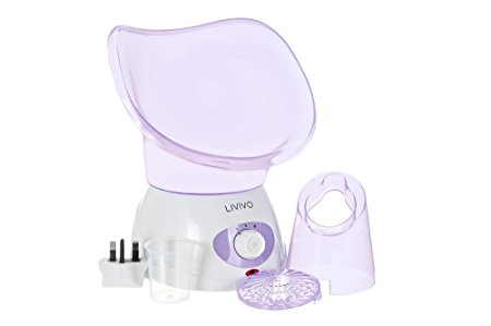 LIVIVO ® Facial Spa Steamer With Aromatherapy Diffuser (Purple)