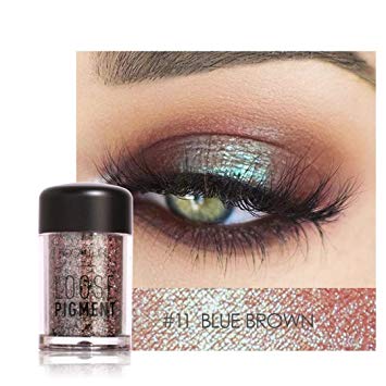 Febecool 12 Colors Eye Shadow Makeup Pearl Metallic Eyeshadow Palette Set (K)