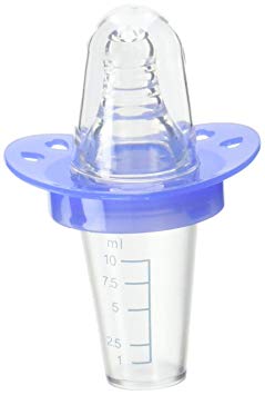 CH Baby Newborn Kid Pacifiers Feeder Liquid Medicine Dispenser Teether Orthodontic Sleep Nipple (Blue)