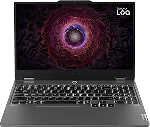 Lenovo LOQ 15.6 FHD Gaming Laptop, AMD Ryzen 7 7435HS, RTX 4060, 16GB RAM, 512GB SSD, Windows 11, Luna Grey   Cleaning Cloth