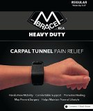 M BRACE RCA - HEAVY DUTY - Carpal Tunnel Treatment Wrist Support Regular Black