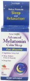 Natrol Advanced Melatonin Plus Sleep Aid Strawberry Fast Dissolve Tablets 60 Count