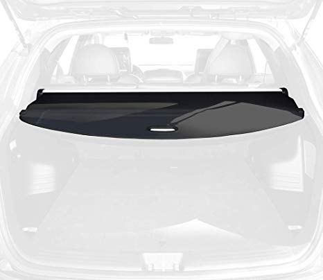 Tyger Auto Black Retractable SUV Rear Trunk Cargo Cover Shield Fits 2010-2015 Hyundai Tucson (Luggage & Baggage in SUV Rear Cargo Trunk Anti-Theft Visor Shield Security Shade & UV Protection!)