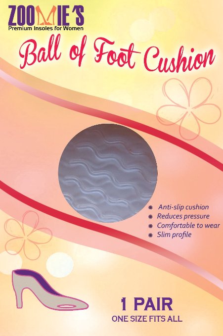 Ball of Foot Cushions for High Heels for Women / Metatarsal Pads - Adhesive / Self Stick - One Size