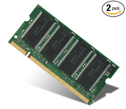 2GB (1GBx2) Ram memory for Dell Inspiron E1405 E1505 E1705 9400 B120 B130 XPS Gen 2 G2 M140 6000 630M 6400