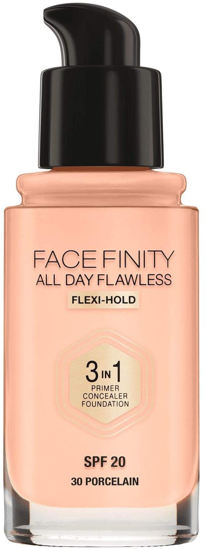 Max Factor Facefinity All Day Flawless 3 In 1 Foundation SPF 20, No. 30 Porcelain