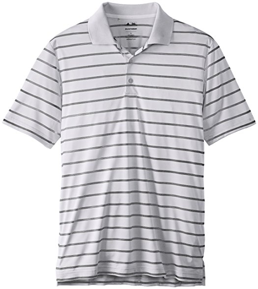 adidas Golf Men's Puremotion 2 Color Stripe Jersey Polo