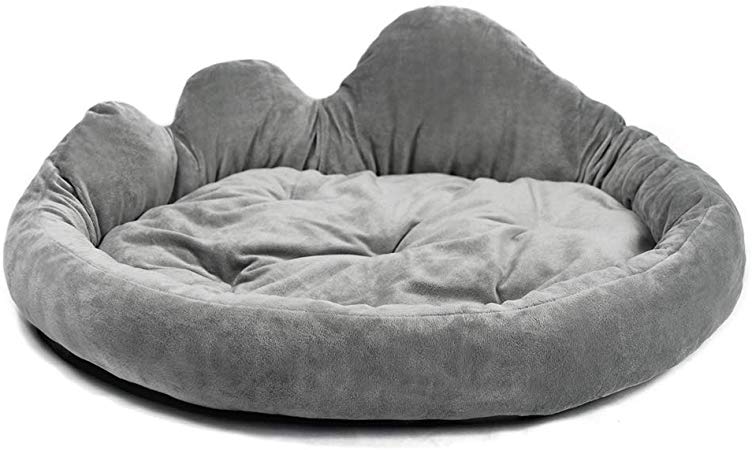 YUNNARL Dog Bed, Self-Warming Cushion Cat Bed, Cozy Improved Sleep Pet Bed, Water-Resistant Bottom Dog Kennel Bed, Machine Washable, Ultra Soft Cotton Filling Dog Bed