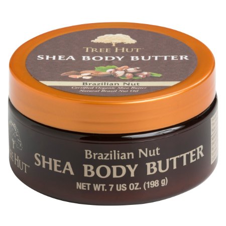 Tree Hut Shea Body Butter Brazilian Nut 7-Ounce Pack of 3