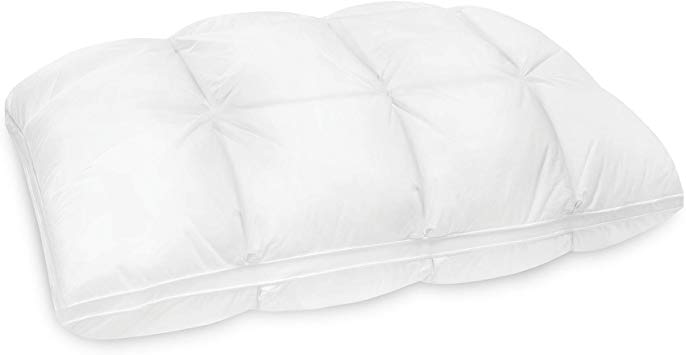 SensorPEDIC Euro Majestic Synthetic Down and Memory Foam Jumbo Fiber Bed Pillow White