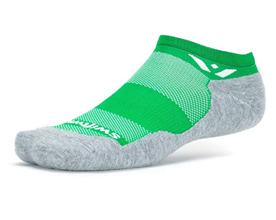 Swiftwick – MAXUS ZERO | Socks Built for Running & Golf | Plush Cushion, ALL DAY Comfort No Show Socks