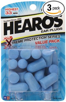 HEAROS Xtreme Protection, 14-Pair Foam (Pack of 3)