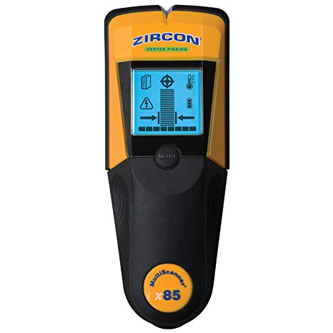 Zircon MultiScanner x85 Center Finding Stud Finder, Thermal Scanner and Live AC Wire Detector
