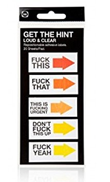 NPW-USA-USA Loud and Clear Get the Hint Sticky Note Tags