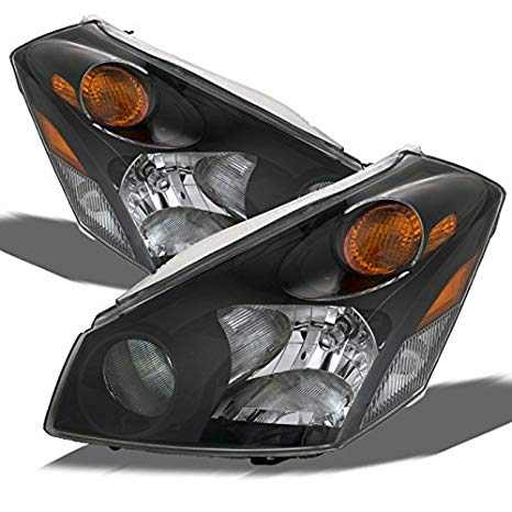 For Nissan Quest Base S SL SE Van Replacement Headlights Driver/Passenger Black Head Lamps New