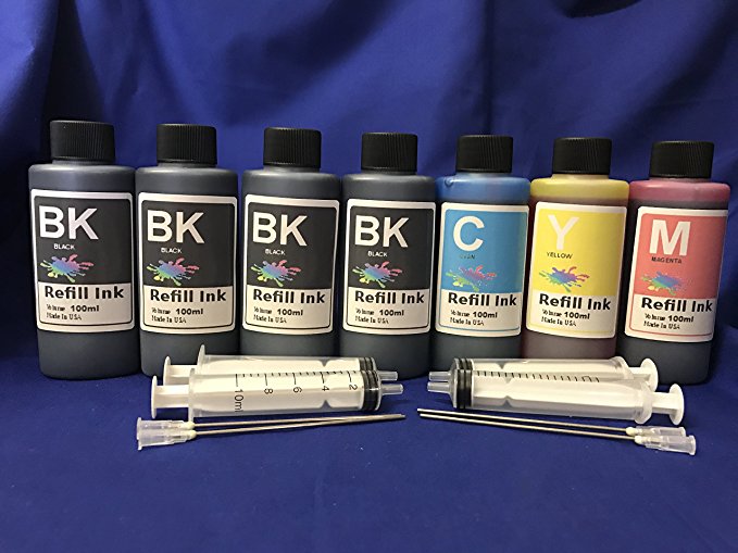 Ink Refill Set for all inkjet for Refillable Cartridges /Ciss/cis ink system obyt