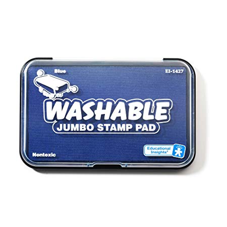 Educational Insights 1427 Jumbo Washable Stamp Pad- Blue