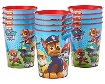 American Greetings PAW Patrol Plastic Party Cups (12 Count), 16 oz