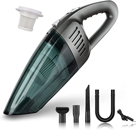 Handheld Vacuum Cordless Rechargeable, Sendowtek 7000PA Strong Suction 120W High Power Hand Vacuum Wet & Dry Use Quick Cleaning Portable Mini Hand Vac for Home Office Car Pet Hair