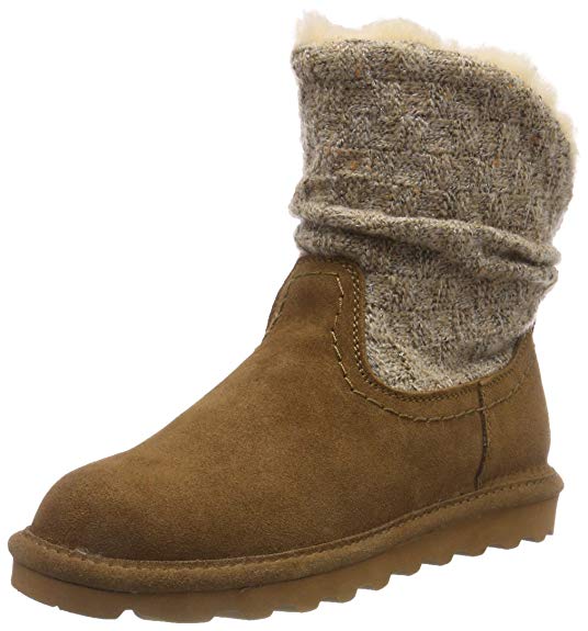 BEARPAW Womens Virginia Fabric Closed Toe Ankle Fashion Boots