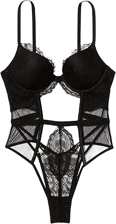 Victoria's Secret Cutout Lace Teddy, Push Up, Women's Lingerie, Very Sexy Collection (XS-XXL)